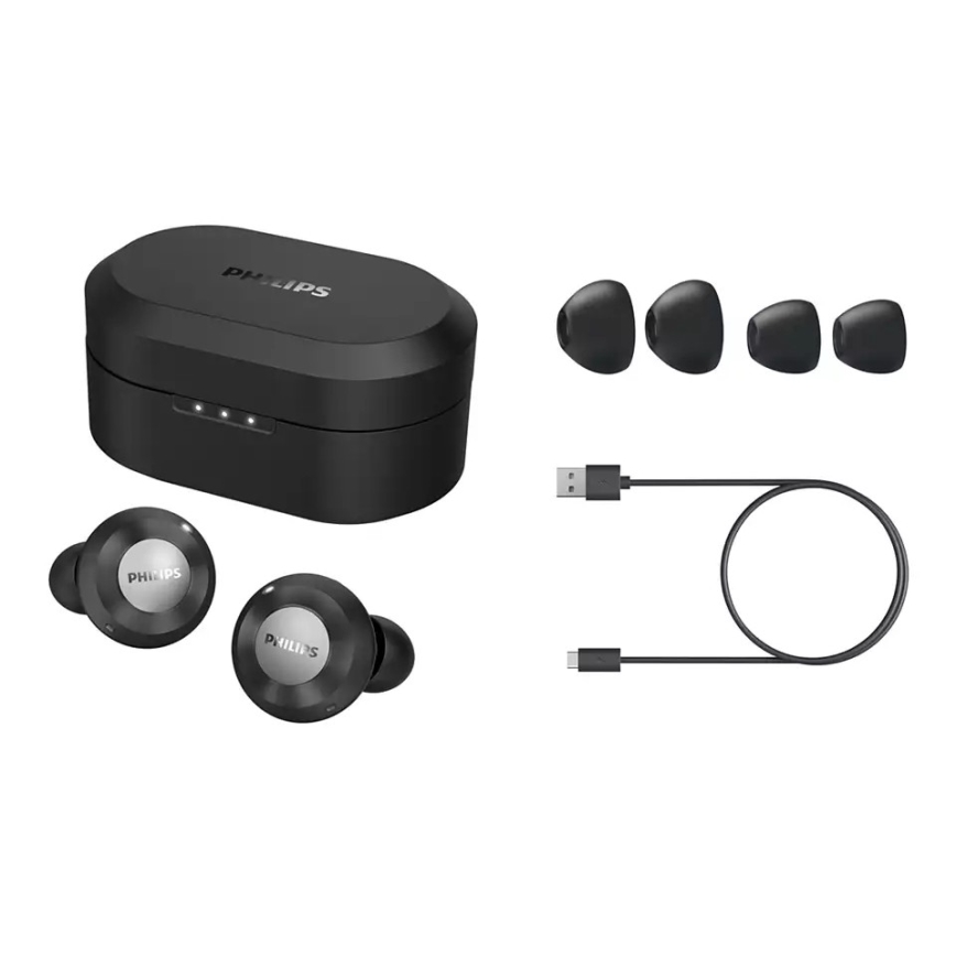 Philips TAT8505BK/00 - Auriculares inalámbricos IPX4 negro