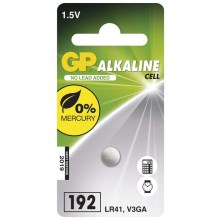 Pila alcalina botón LR41 GP ALKALINE 1,5V/24 mAh