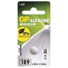 Pila de botón alcalina LR54 GP ALKALINE 1,5V/44 mAh