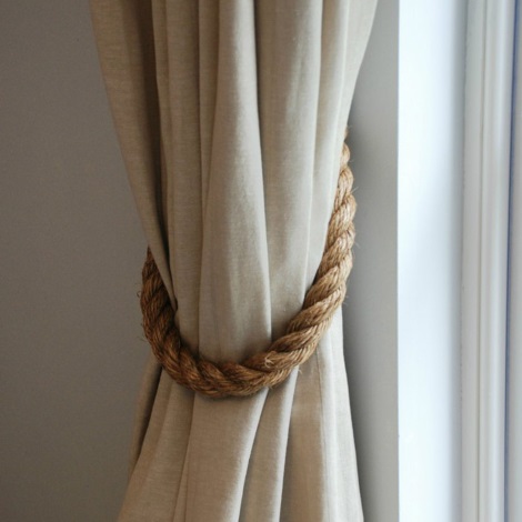 Pinza de cortina BORURAF 60 cm marrón
