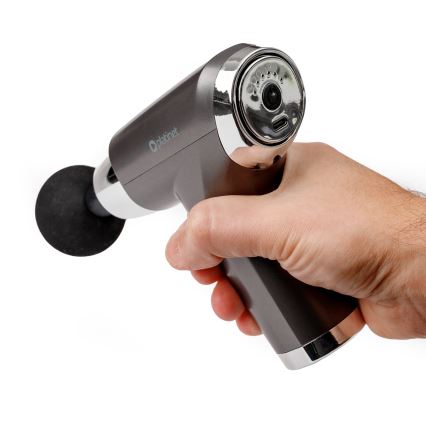 Pistola de masaje recargable con 4 cabezales 25W/5V 1200 mAh