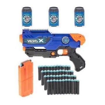 Pistola infantil Hero con accesorios