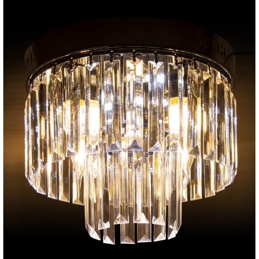 Plafón 7xE27/60W/230V diá. 30 cm