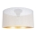 Plafón ALDO 1xE27/60W/230V diá. 40 cm blanco