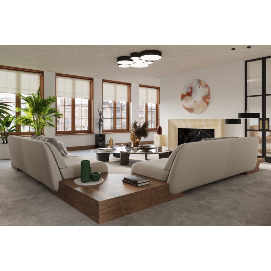 Plafón ARENA 35 2xE27/60W/230V negro