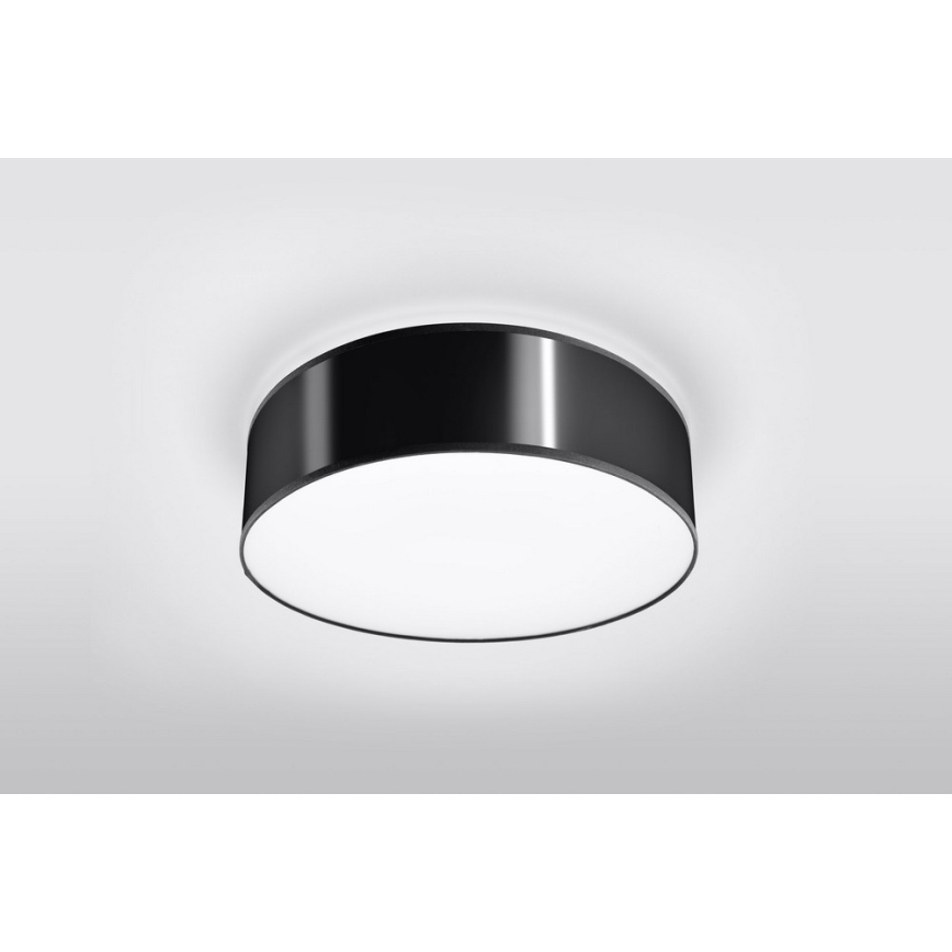 Plafón ARENA 35 2xE27/60W/230V negro