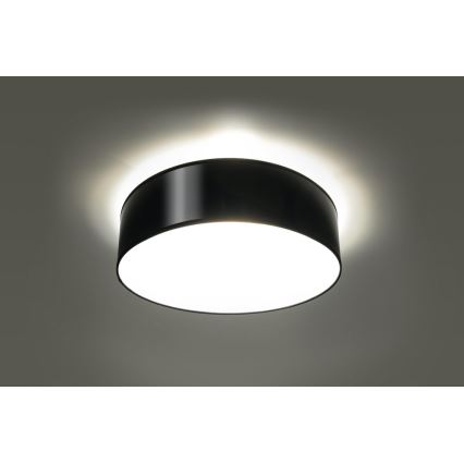 Plafón ARENA 35 2xE27/60W/230V negro