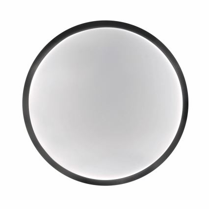 Plafón BENEDYKT 2xE27/20W/230V diá. 33 cm negro