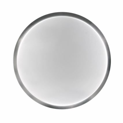 Plafón BENEDYKT 2xE27/20W/230V diá. 33 cm plata