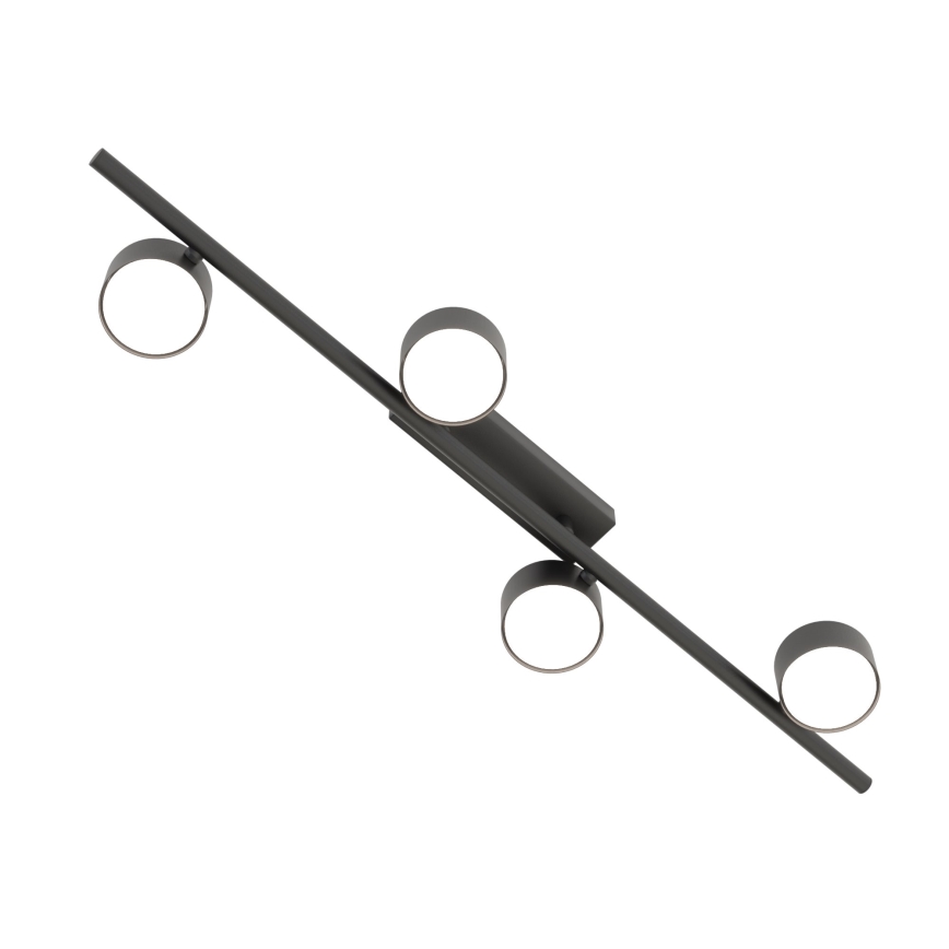 Plafón BET 4xGX53/12W/230V negro