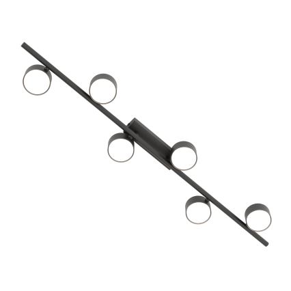 Plafón BET 6xGX53/12W/230V negro