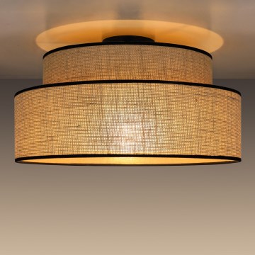 Plafón BOHO 1xE27/60W/230V beige