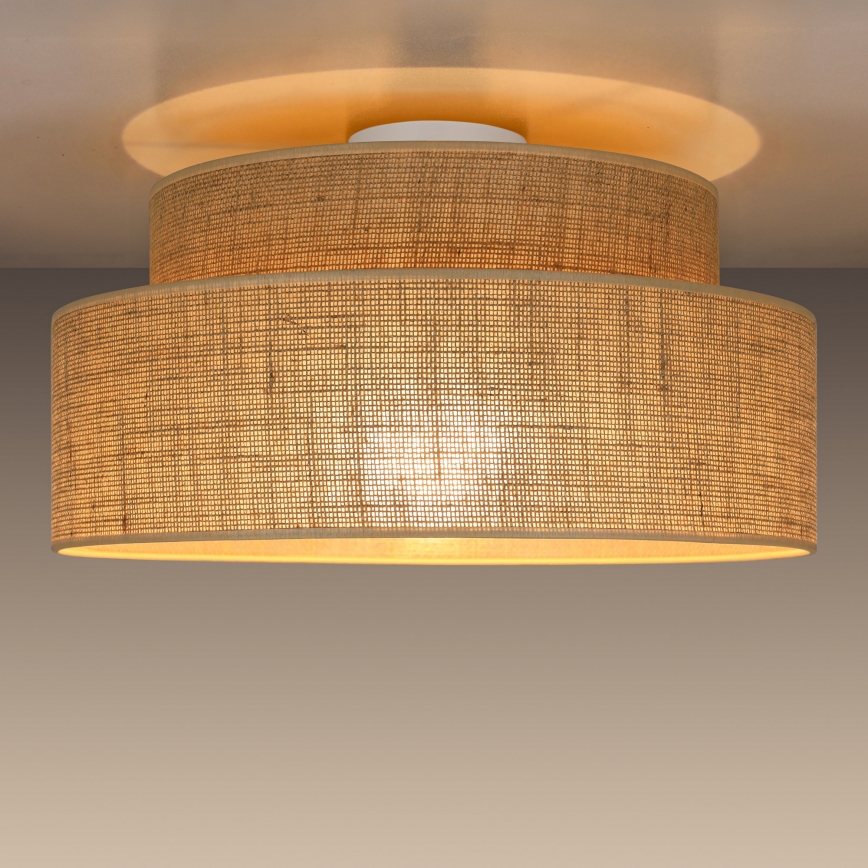 Plafón BOHO 1xE27/60W/230V beige