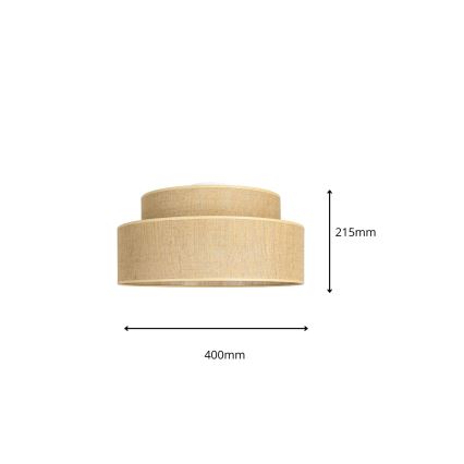 Plafón BOHO 1xE27/60W/230V beige