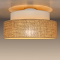 Plafón BOHO 1xE27/60W/230V blanco/beige