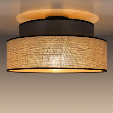 Plafón BOHO 1xE27/60W/230V marrón/beige