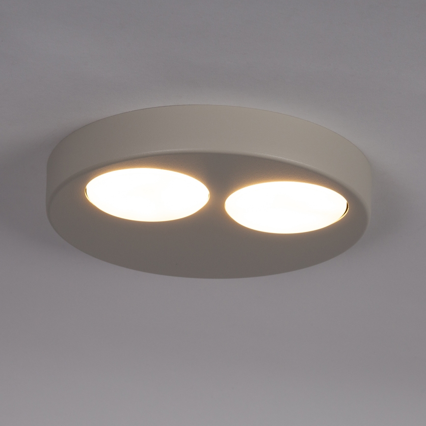 Plafón BROS 2xGX53/12W/230V beige