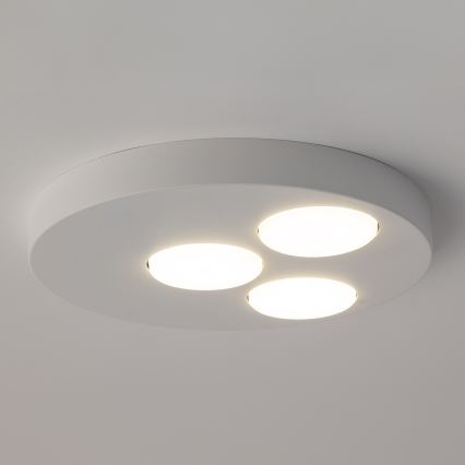 Plafón BROS 3xGX53/12W/230V blanco