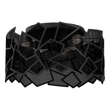 Plafón CAMO 3xE27/15W/230V negro
