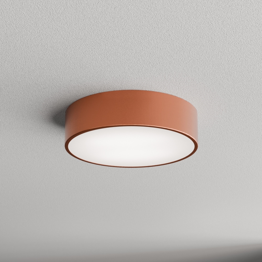 Plafón CLEO 2xE27/24W/230V diá. 30 cm cobre