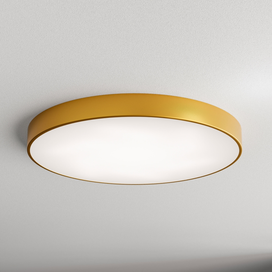 Plafón CLEO 6xE27/24W/230V diá. 78 cm dorado
