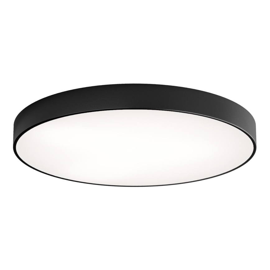 Plafón CLEO 6xE27/24W/230V diá. 78 cm negro