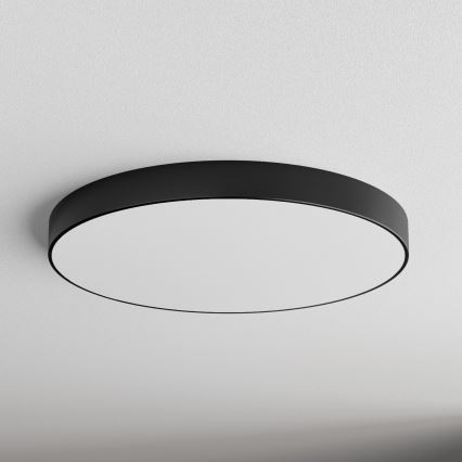 Plafón CLEO 6xE27/24W/230V diá. 78 cm negro
