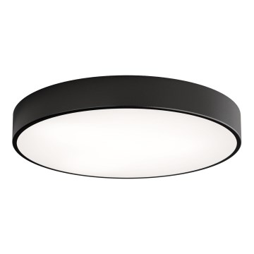 Plafón con sensor CLEO 5xE27/24W/230V diámetro 60 cm negro