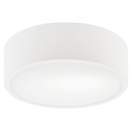 Plafón DANTE 1xE27/60W/230V diá. 26 cm blanco