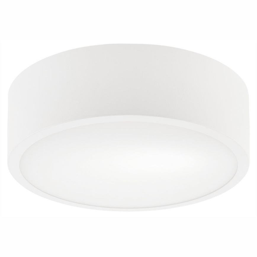 Plafón DANTE 1xE27/60W/230V diá. 26 cm blanco