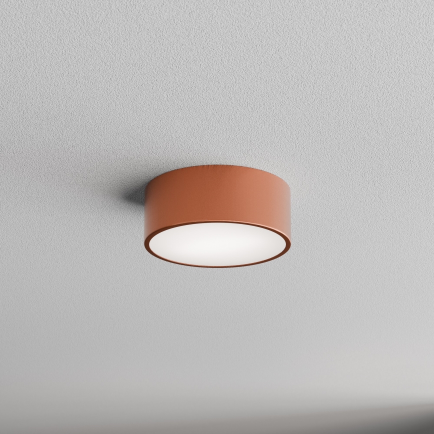 Plafón de baño CLEO 1xE27/24W/230V diá. 20 cm cobre IP54