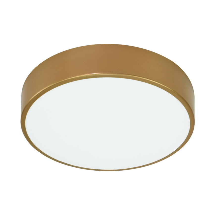 Plafón de baño CLEO 3xE27/24W/230V diá. 40 cm dorado IP54