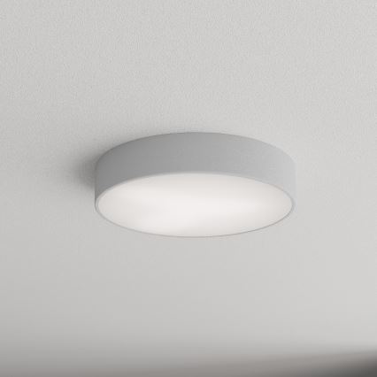 Plafón de baño CLEO 3xE27/24W/230V diá. 40 cm gris IP54