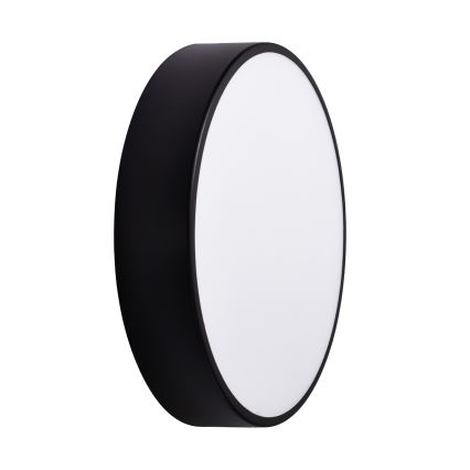 Plafón de baño CLEO 3xE27/24W/230V diá. 40 cm negro IP54