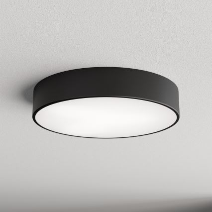 Plafón de baño CLEO 3xE27/24W/230V diá. 40 cm negro IP54