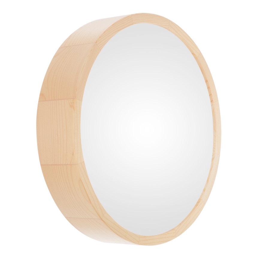 Plafón de baño CLEO 3xE27/24W/230V IP54 diá. 37,5 cm pino
