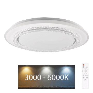 Plafón de baño LED regulable ADELA LED/72W/230V IP44 + CR