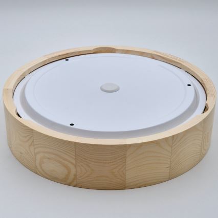 Plafón de baño NATURAL 3xE27/15W/230V IP54 pino ø 37 cm - FSC Certificado