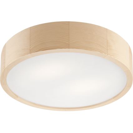 Plafón de baño NATURAL 3xE27/15W/230V IP54 pino ø 37 cm - FSC Certificado