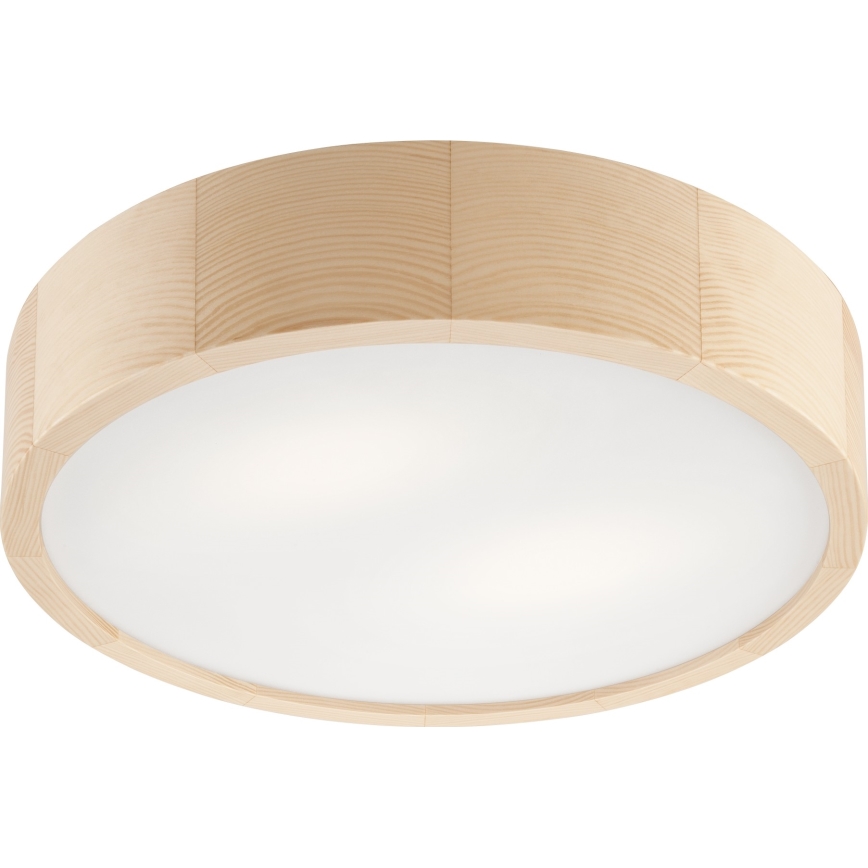 Plafón de baño NATURAL 3xE27/15W/230V IP54 pino ø 37 cm - FSC Certificado