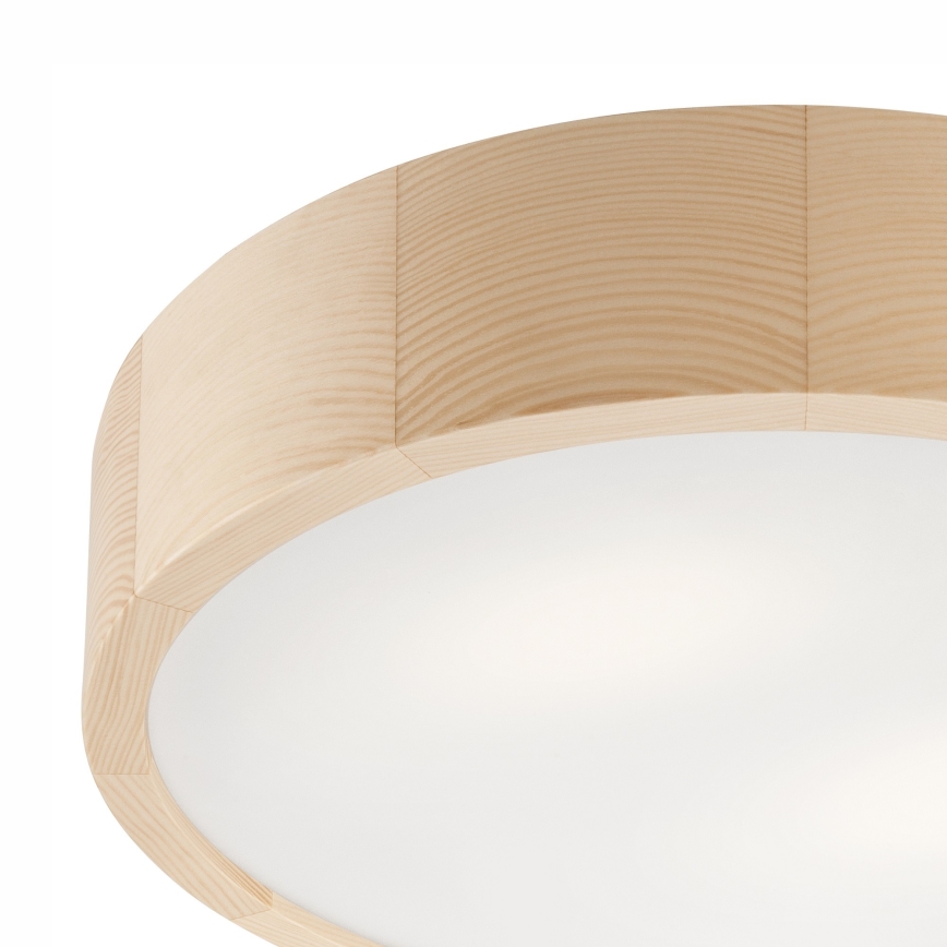Plafón de baño NATURAL 3xE27/15W/230V IP54 pino ø 37 cm - FSC Certificado