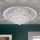 Plafón de cristal GLORIA 6xG9/40W/230V diá. 50 cm transparente/cromo brillante