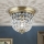 Plafón de cristal PLAFOND 1xE27/40W/230V diá. 26 cm bronce