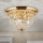 Plafón de cristal PLAFOND 3xE27/40W/230V diá. 35 cm dorado