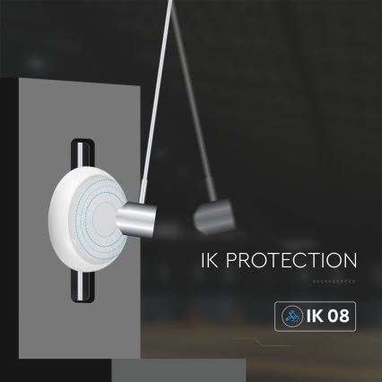Plafón de emergencia LED con sensor LED/20W/230V IP65 3000/4000/6500K
