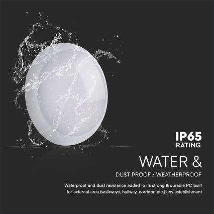 Plafón de emergencia LED con sensor LED/20W/230V IP65 3000/4000/6500K