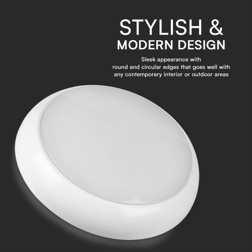 Plafón de emergencia LED con sensor LED/20W/230V IP65 3000/4000/6500K