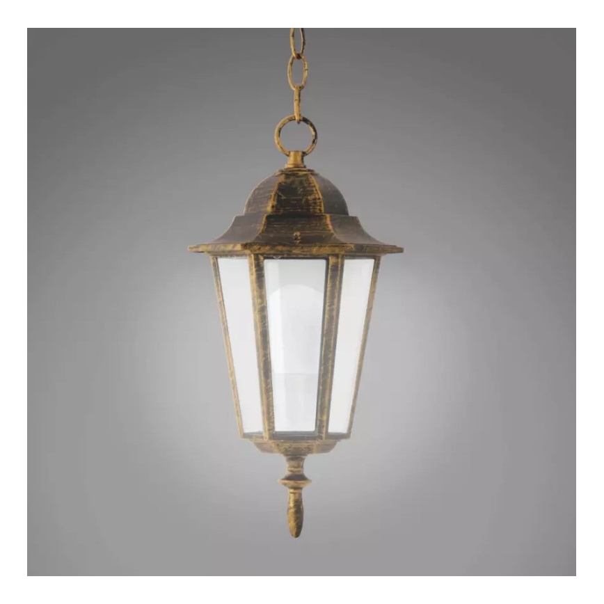 Plafón de exterior 1xE27/20W/230V IP43 pátina