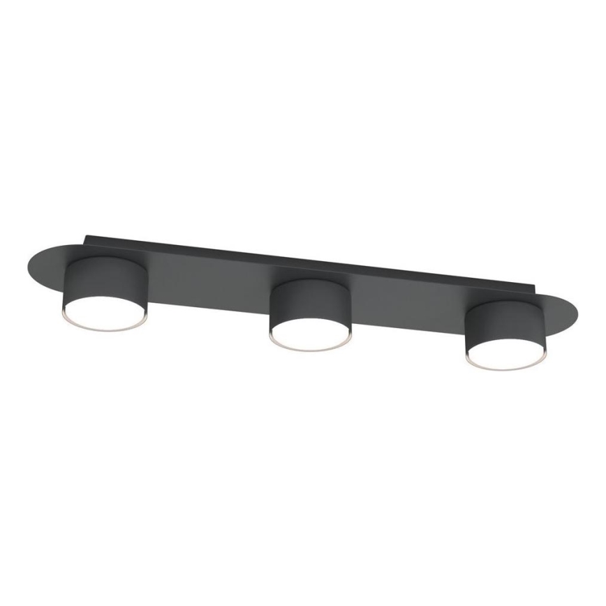 Plafón DIAZ 3xGX53/12W/230V negro