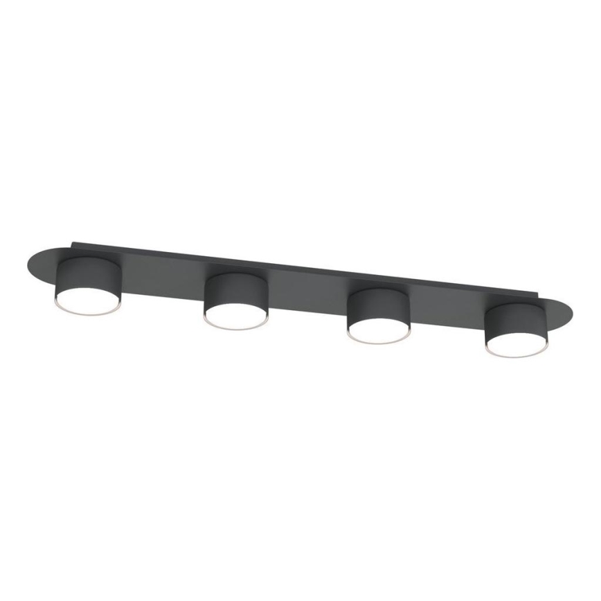 Plafón DIAZ 4xGX53/12W/230V negro